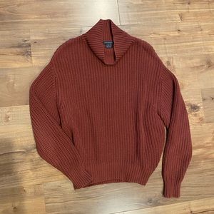 french connection chunky knit turtleneck sweater S